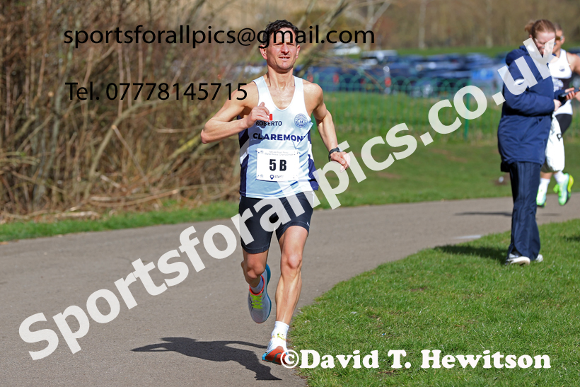 Senior Mens 2026 NECAA Royal Signals Road Relays, Hetton Lyons Country Park, Hetton le Hole. Photo: David T. Hewitson/Sports for All Pics